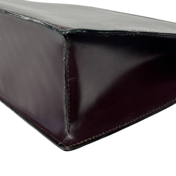 VTG ROYCE New York Burgundy Top Leather Laptop Briefcase Shoulder Bag - Picture 12 of 16